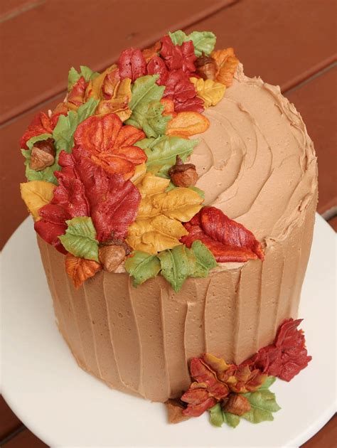 autumn cake decorations